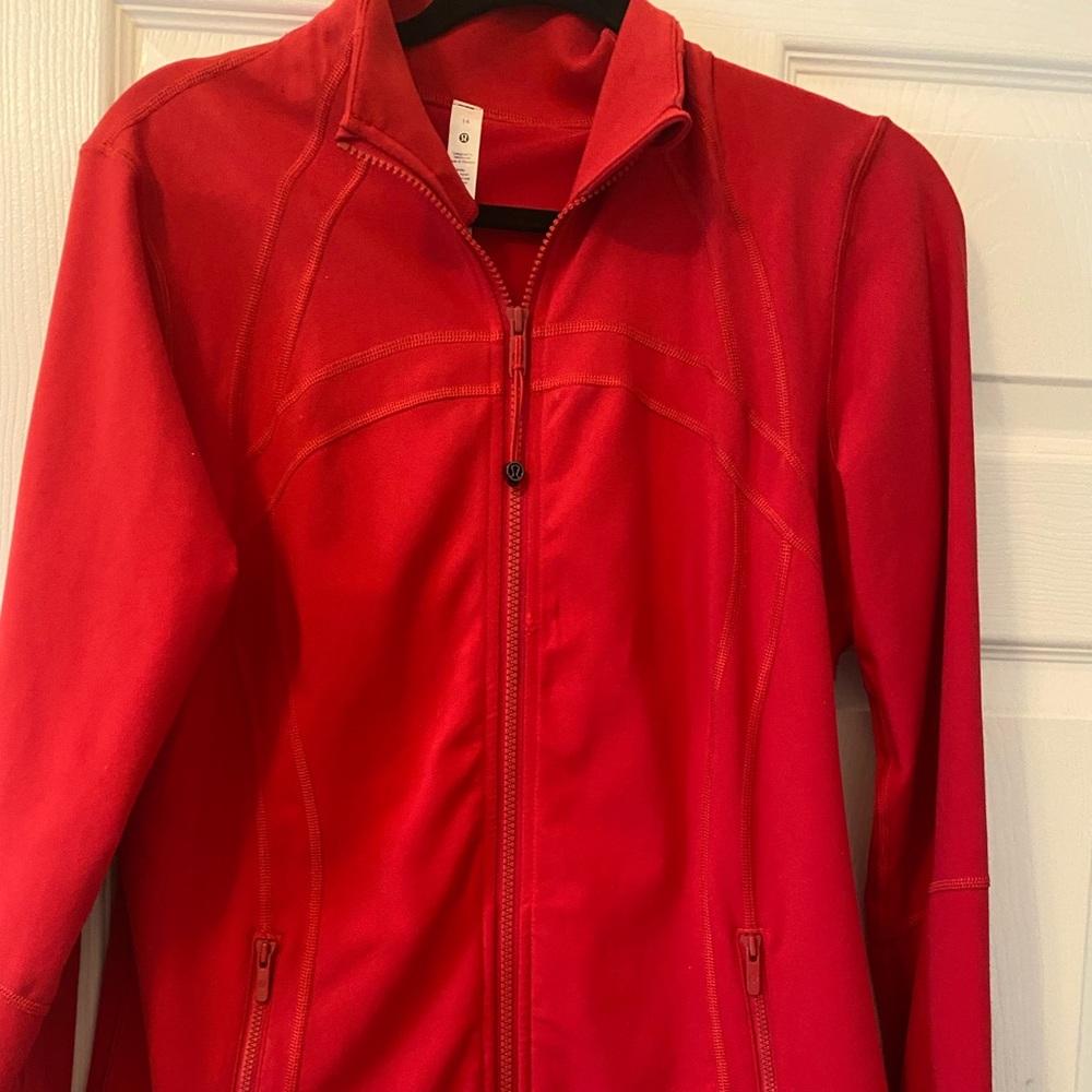 Define Jacket Luon- Red- size 14